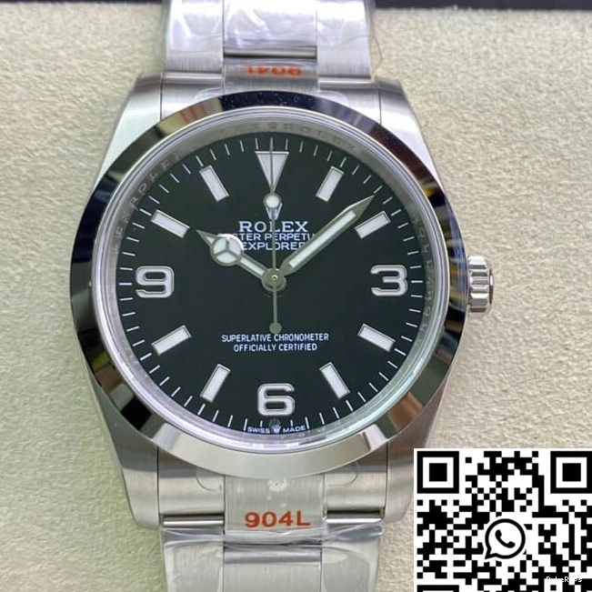 Factory Rolex Explorer M124270-0001 EW Black 36MM Dial 1104